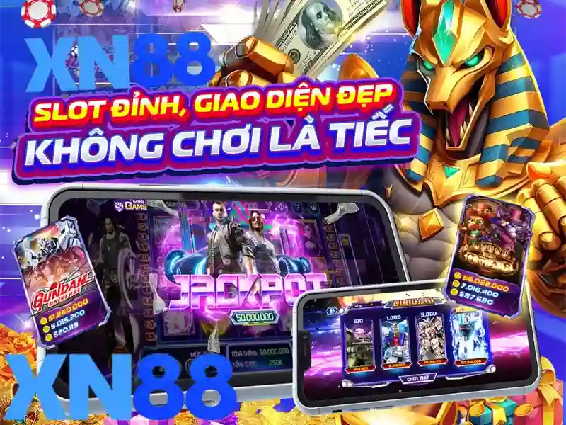 Hình ảnh minh họa các thể loại game nổ hũ đa dạng tại xn88